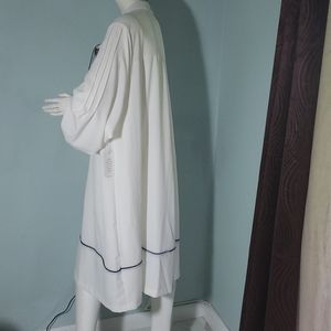 White & Blue ELOQUOII Dress NWT